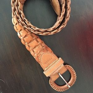 Fossil Braided Leather Belt